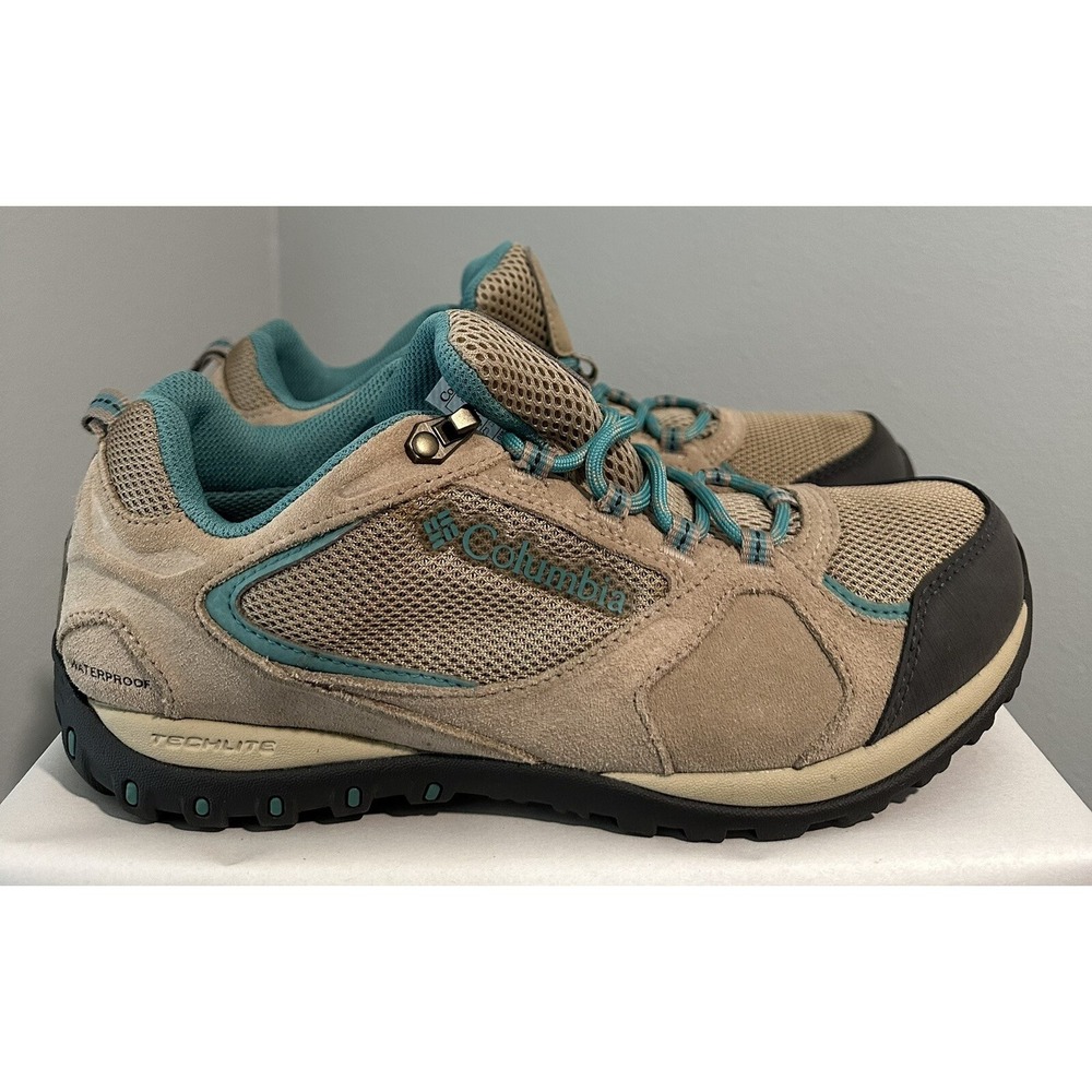Columbia Womens Techlite Waterproof Sneakers Size 9 YK5379-212 Worn Once Great